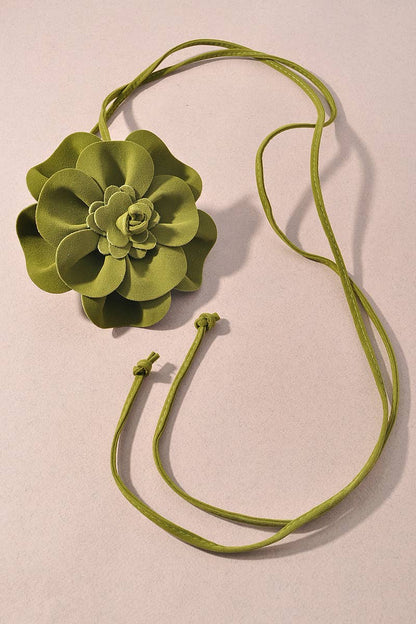 Flower Wrap Belt