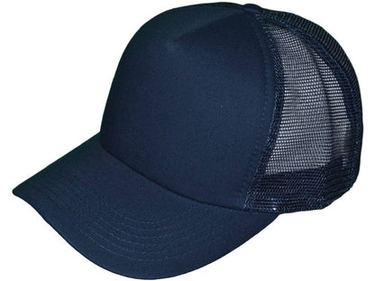 Badass Trucker Hat Solid Navy