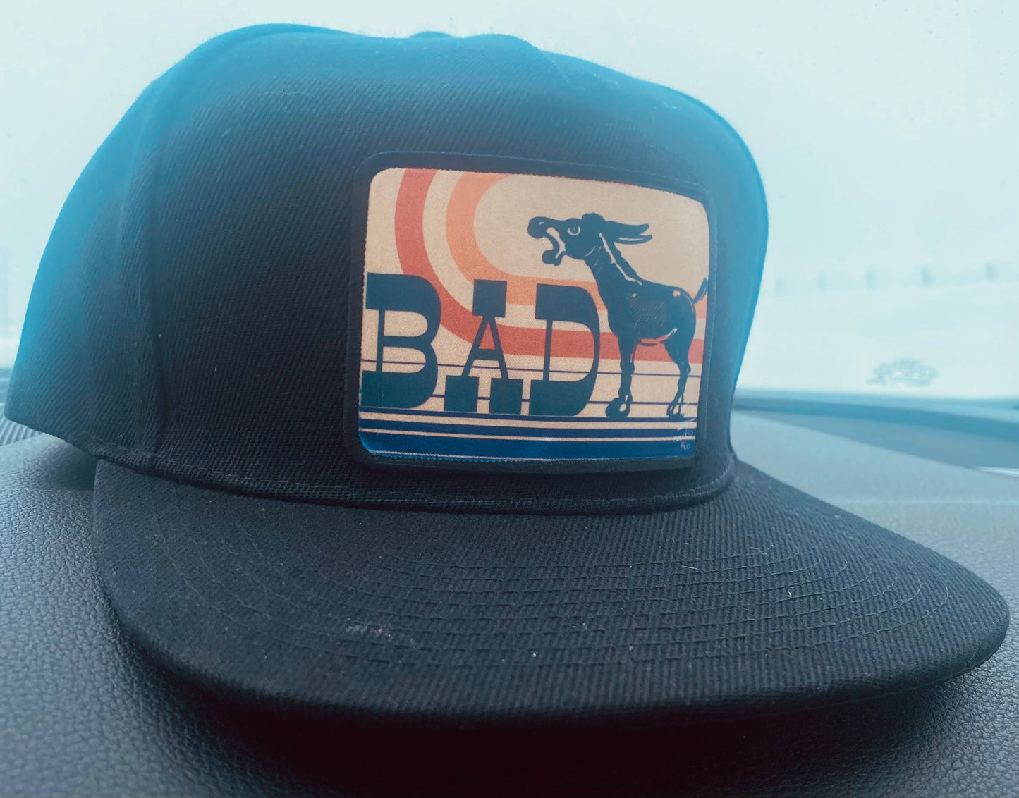 Badass Trucker Hat Solid Navy